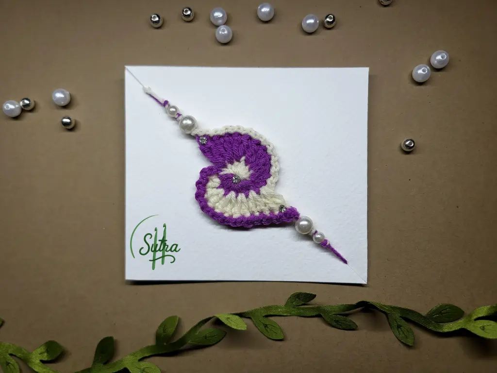 Lavender Whirl Rakhi