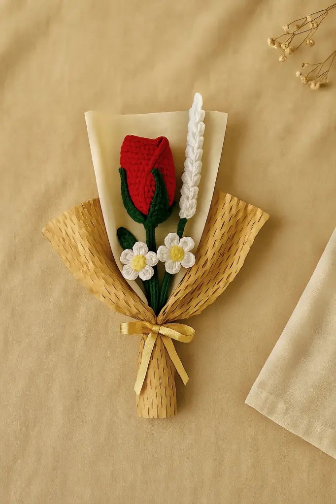Rose and Daisy Flower Bouquet (Small)