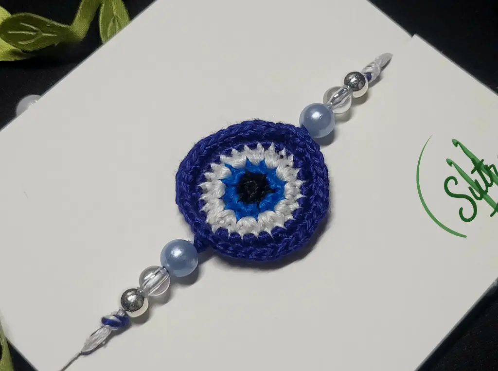 Blue Eye Charm Rakhi