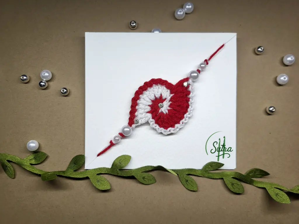 Red Whirl Rakhi